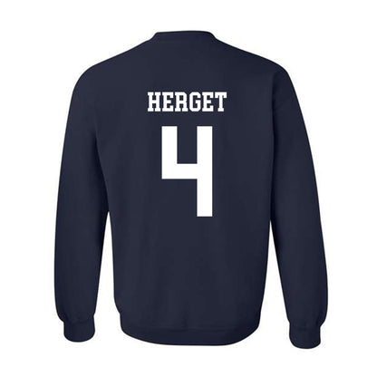 BYU - NCAA Men's Volleyball : Trevor Herget - Generic Shersey Crewneck Sweatshirt-1