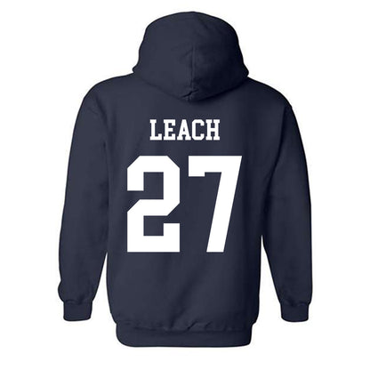 BYU - NCAA Football : Matthias Leach - Generic Shersey Hooded Sweatshirt-1