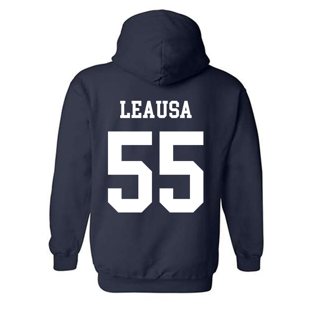 BYU - NCAA Football : Austin Leausa - Generic Shersey Hooded Sweatshirt-1