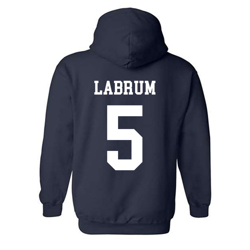 BYU - NCAA Women's Soccer : Ella Labrum - Generic Shersey Hooded Sweatshirt-1