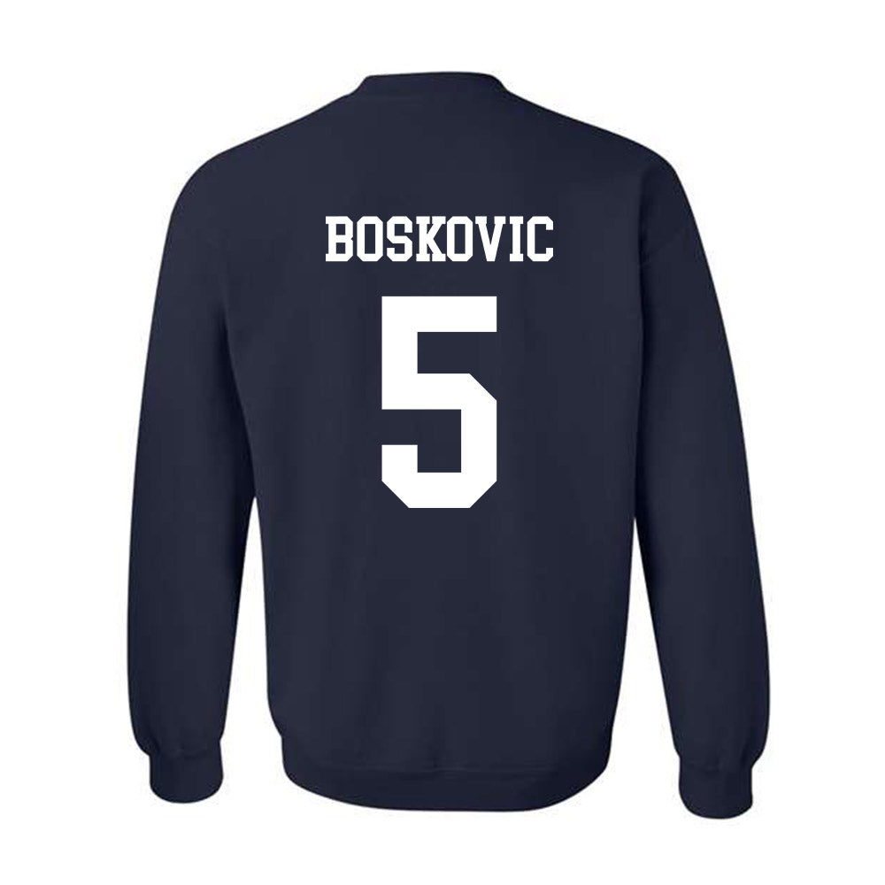 BYU - NCAA Men's Basketball : Mihailo Boskovic - Generic Shersey Crewneck Sweatshirt-1
