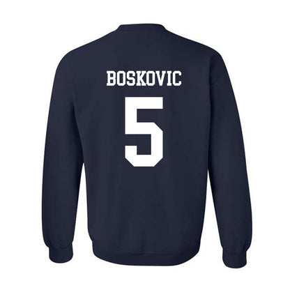 BYU - NCAA Men's Basketball : Mihailo Boskovic - Generic Shersey Crewneck Sweatshirt-1