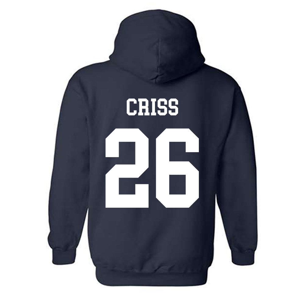 BYU - NCAA Football : Jordyn Criss - Generic Shersey Hooded Sweatshirt-1