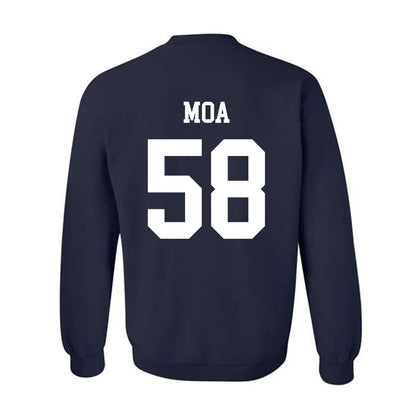 BYU - NCAA Football : Aisea Moa - Generic Shersey Crewneck Sweatshirt