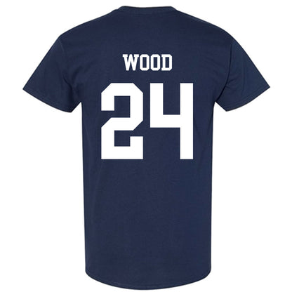 BYU - NCAA Football : Ethan Wood - Generic Shersey T-Shirt-1