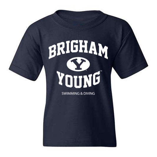 BYU - NCAA Women's Swimming & Diving : Kiara Xanthos - Generic Shersey Youth T-Shirt-0