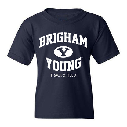 BYU - NCAA Women's Track & Field : Miki Smith - Generic Shersey Youth T-Shirt-0