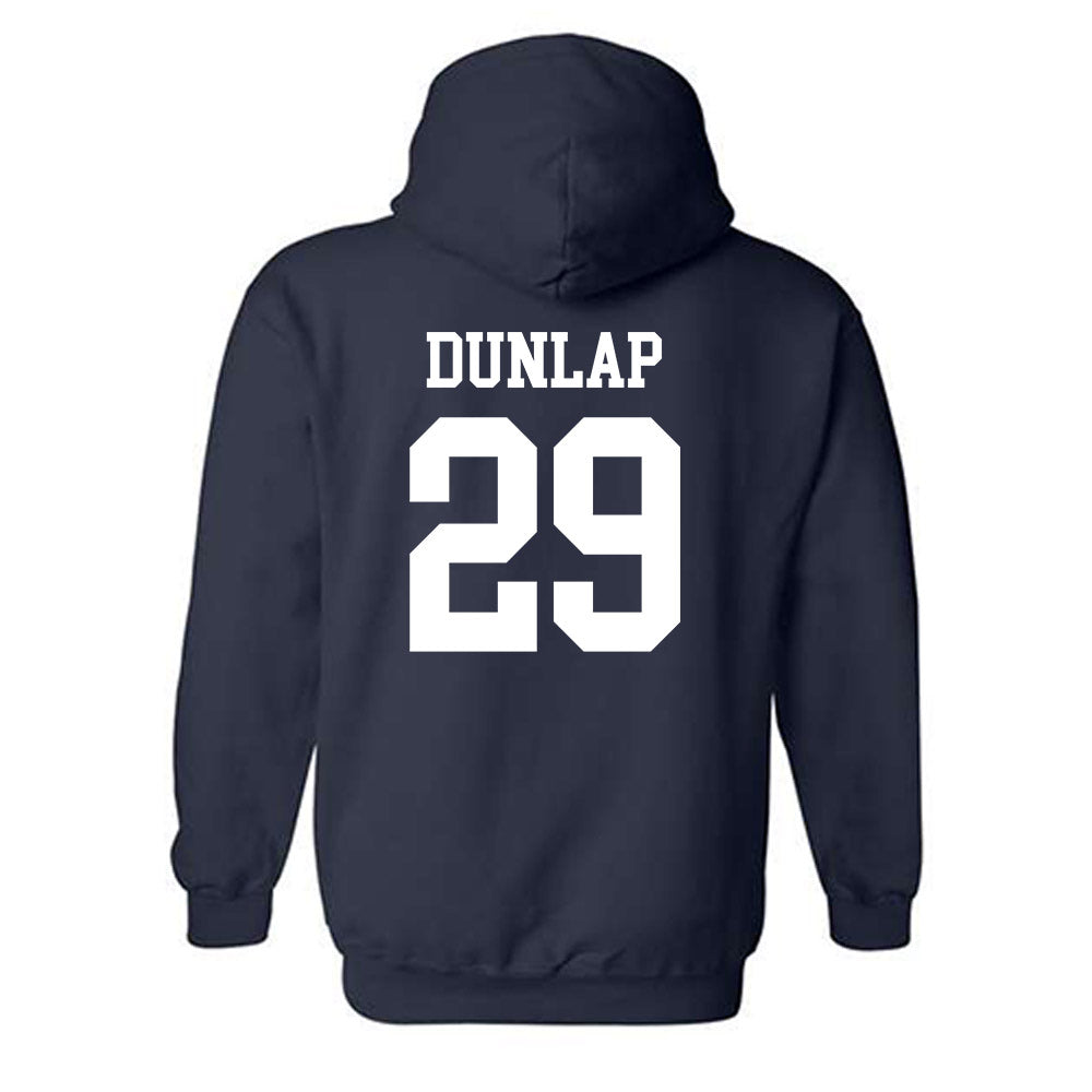 BYU - NCAA Football : Jayden Dunlap - Sports Shersey Hooded Sweatshirt-1