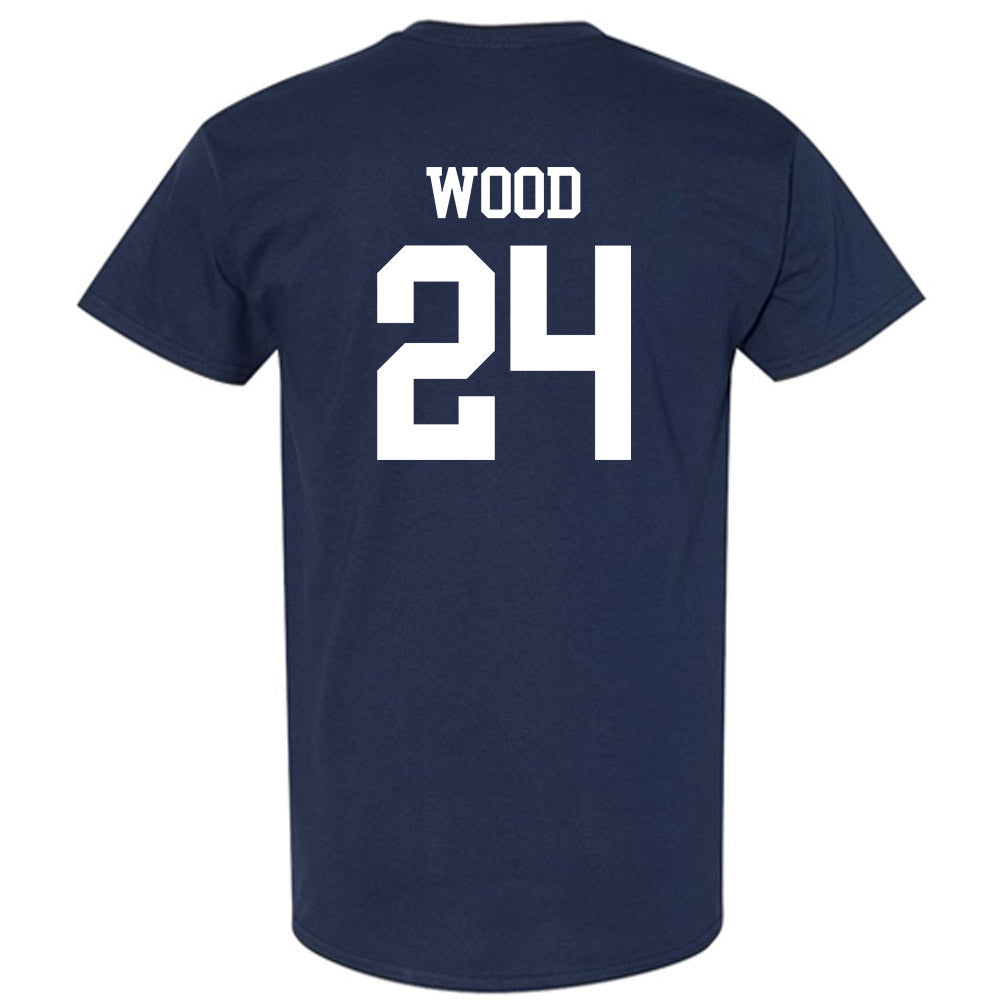 BYU - NCAA Football : Ethan Wood - Sports Shersey T-Shirt-1