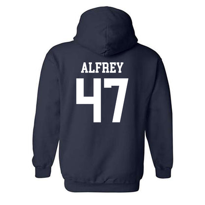 BYU - NCAA Football : Berkley Alfrey - Sports Shersey Hooded Sweatshirt-1