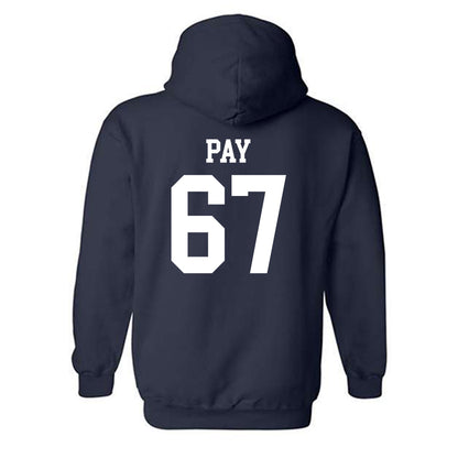 BYU - NCAA Football : Trevor Pay - Sports Shersey Hooded Sweatshirt