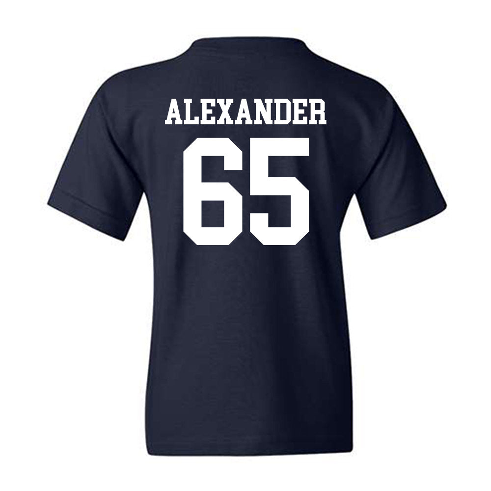 BYU - NCAA Football : Brigham Alexander - Sports Shersey Youth T-Shirt-1