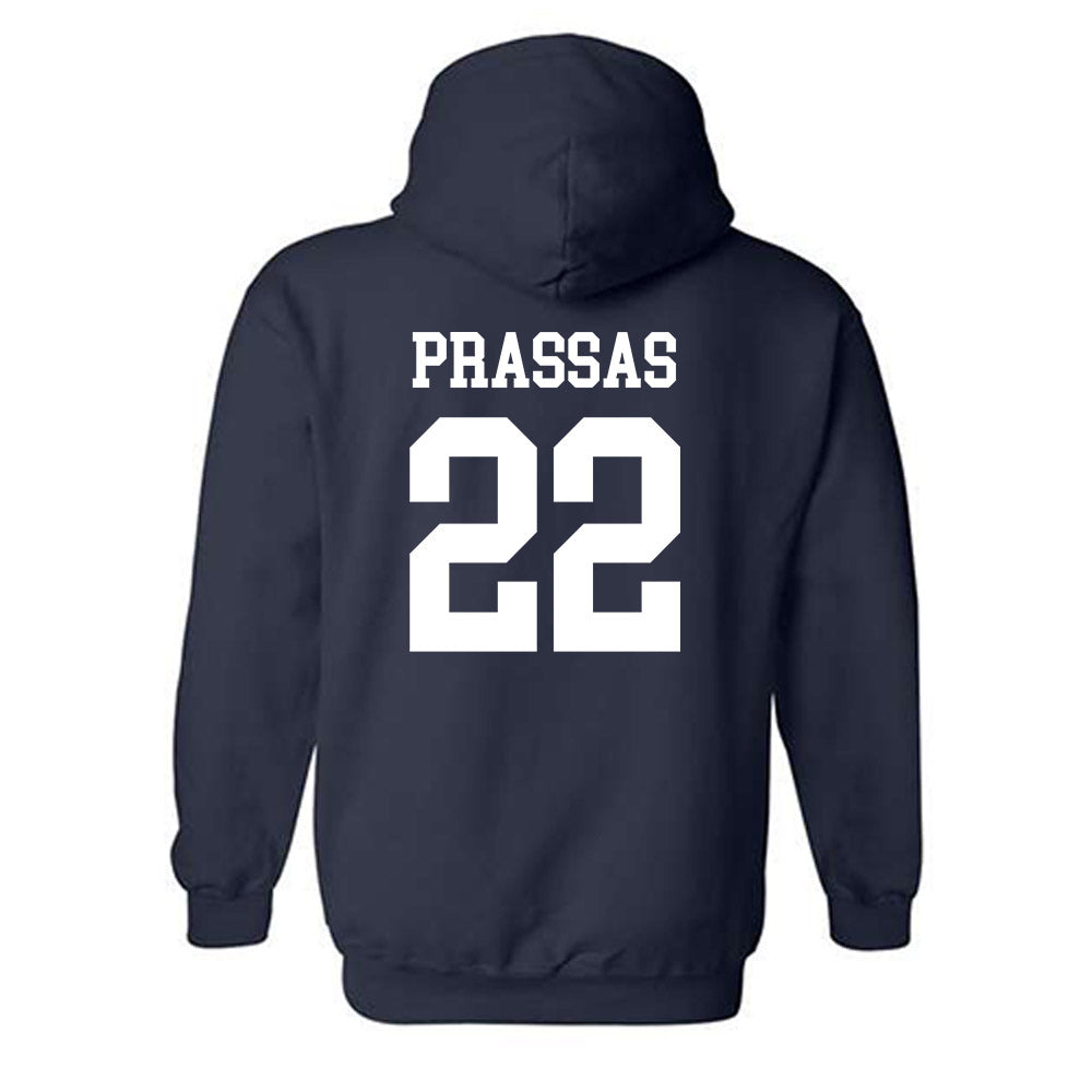 BYU - NCAA Football : Tommy Prassas - Sports Shersey Hooded Sweatshirt-1