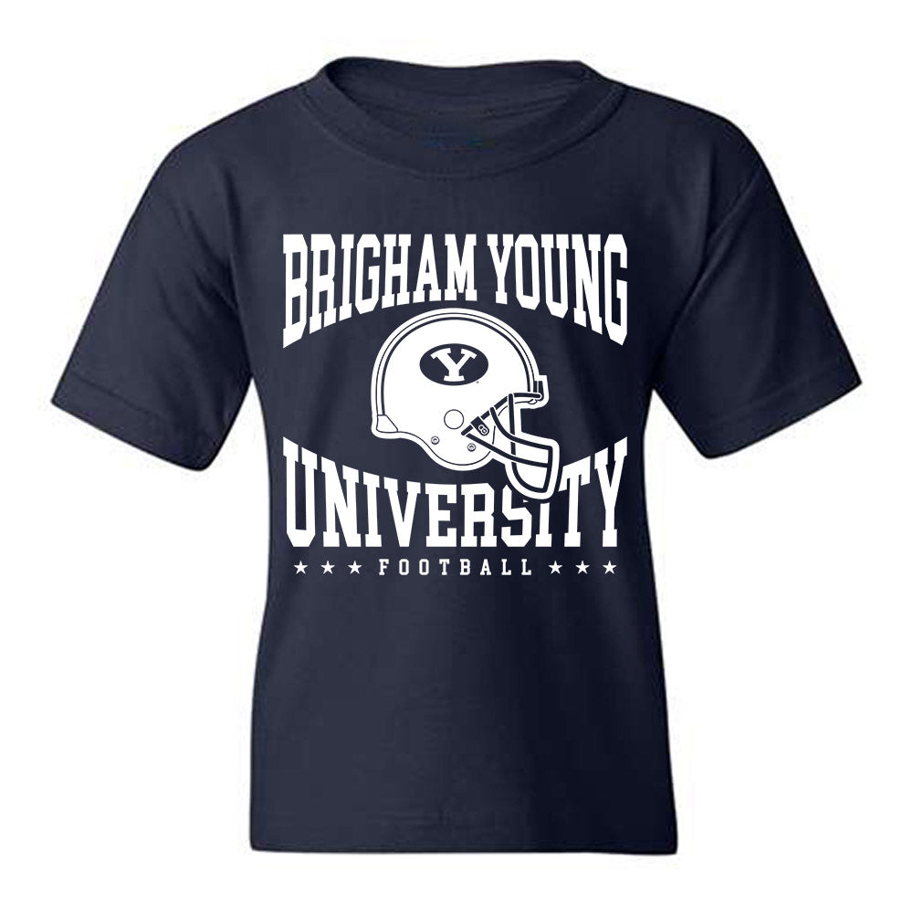 BYU - NCAA Football : Austin Leausa - Sports Shersey Youth T-Shirt-0