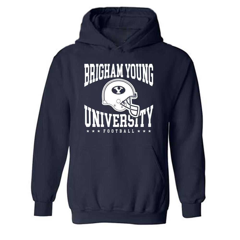 BYU - NCAA Football : Ephraim Asiata - Sports Shersey Hooded Sweatshirt-0