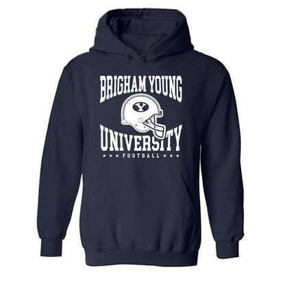 BYU - NCAA Football : Ephraim Asiata - Sports Shersey Hooded Sweatshirt-0
