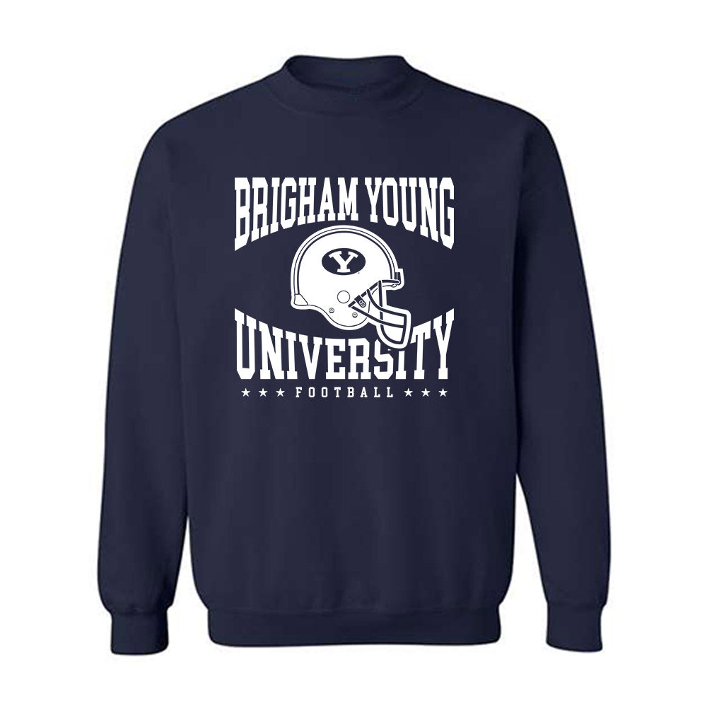 BYU - NCAA Football : Weston Covey - Sports Shersey Crewneck Sweatshirt