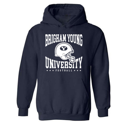 BYU - NCAA Football : Bruce Mitchell - Sports Shersey Hooded Sweatshirt