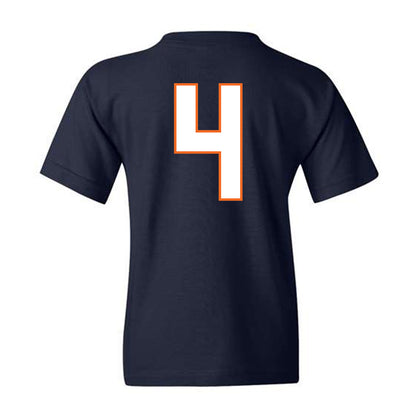 Virginia - NCAA Football : Chris Tyree - Youth T-Shirt Sports Shersey