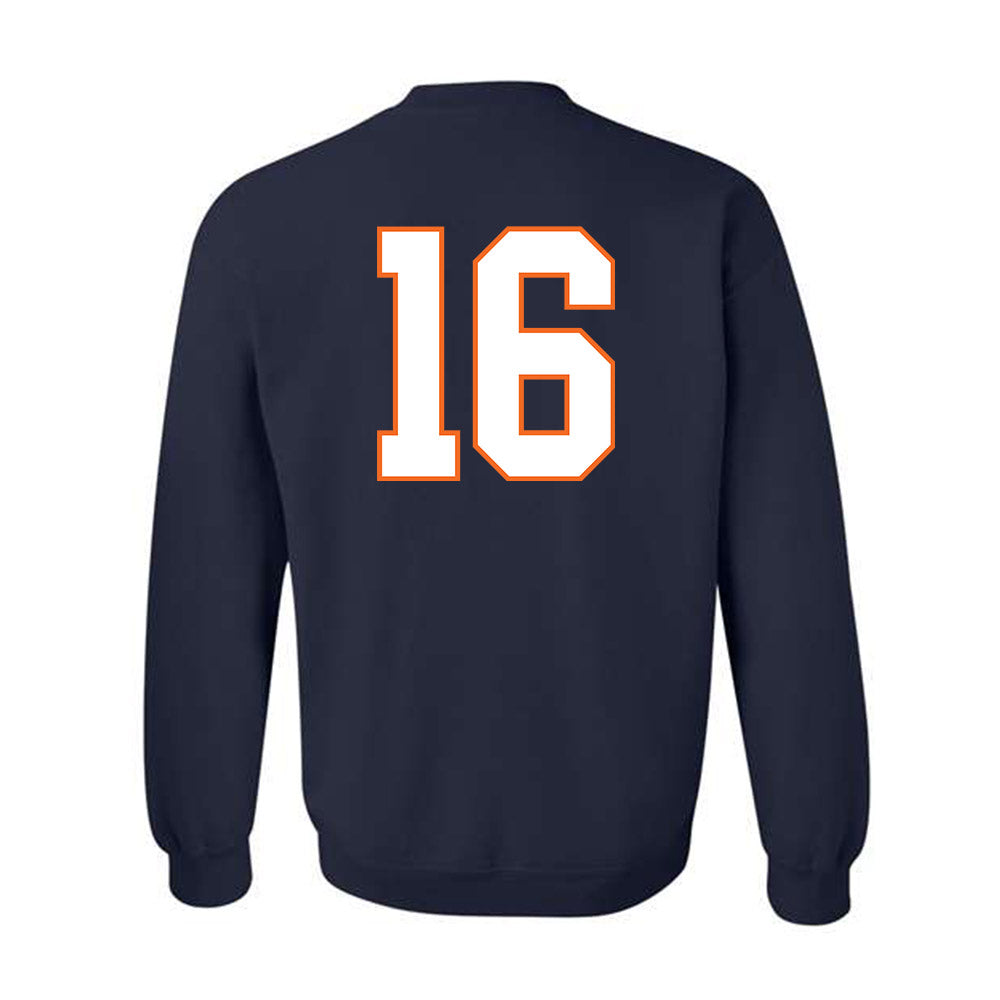 Virginia - NCAA Football : Trey McDonald - Crewneck Sweatshirt-1