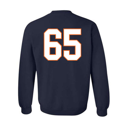 Virginia - NCAA Football : Grant Ellinger - Crewneck Sweatshirt Sports Shersey