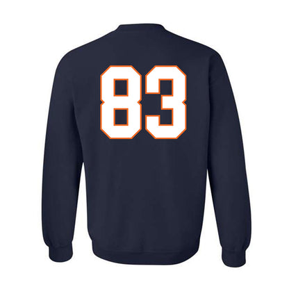 Virginia - NCAA Football : Willem Thurber - Crewneck Sweatshirt-1