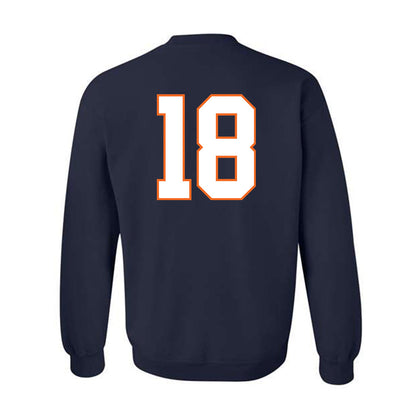 Virginia - NCAA Football : Corey Costner - Crewneck Sweatshirt-1