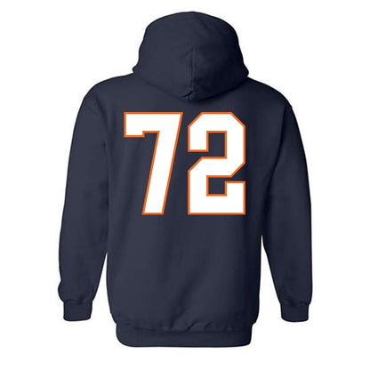 Virginia - NCAA Football : Benjamin York - Hooded Sweatshirt-1