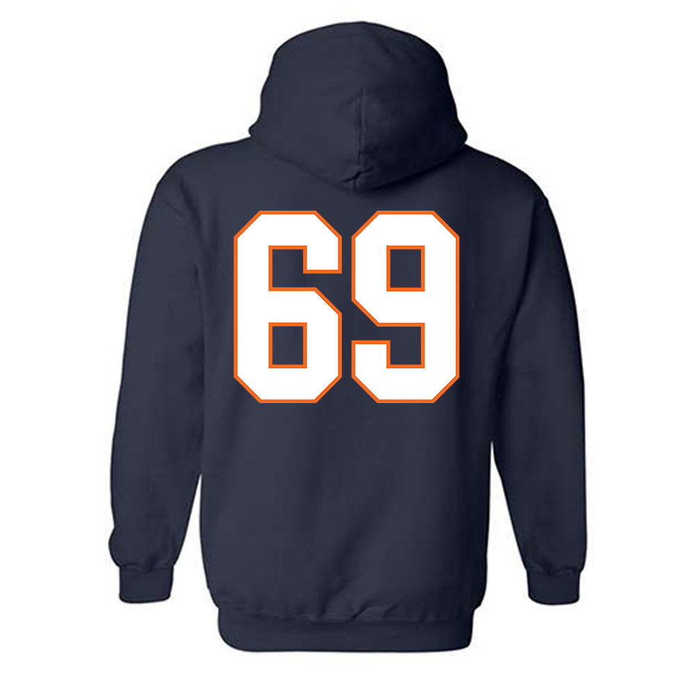 Virginia - NCAA Football : Bryce Robinson - Hooded Sweatshirt-1
