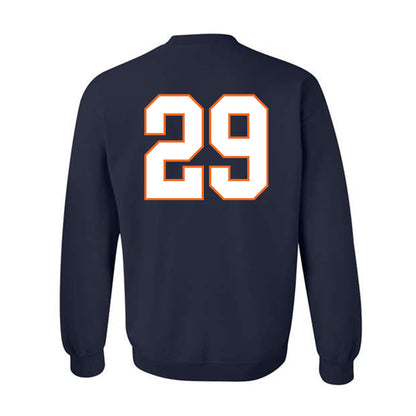 Virginia - NCAA Football : Kempton Shine - Crewneck Sweatshirt Sports Shersey