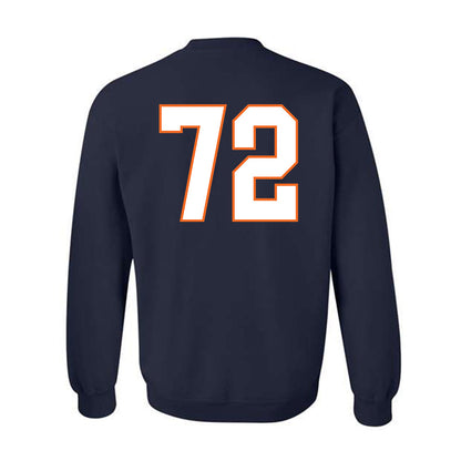Virginia - NCAA Football : Benjamin York - Crewneck Sweatshirt-1
