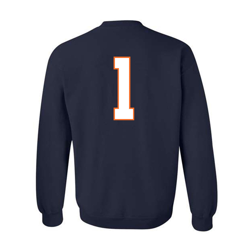 Virginia - NCAA Football : Keandre Walker - Crewneck Sweatshirt-1