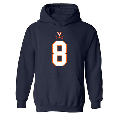 Virginia - NCAA Football : Malachi Fields - Hooded Sweatshirt