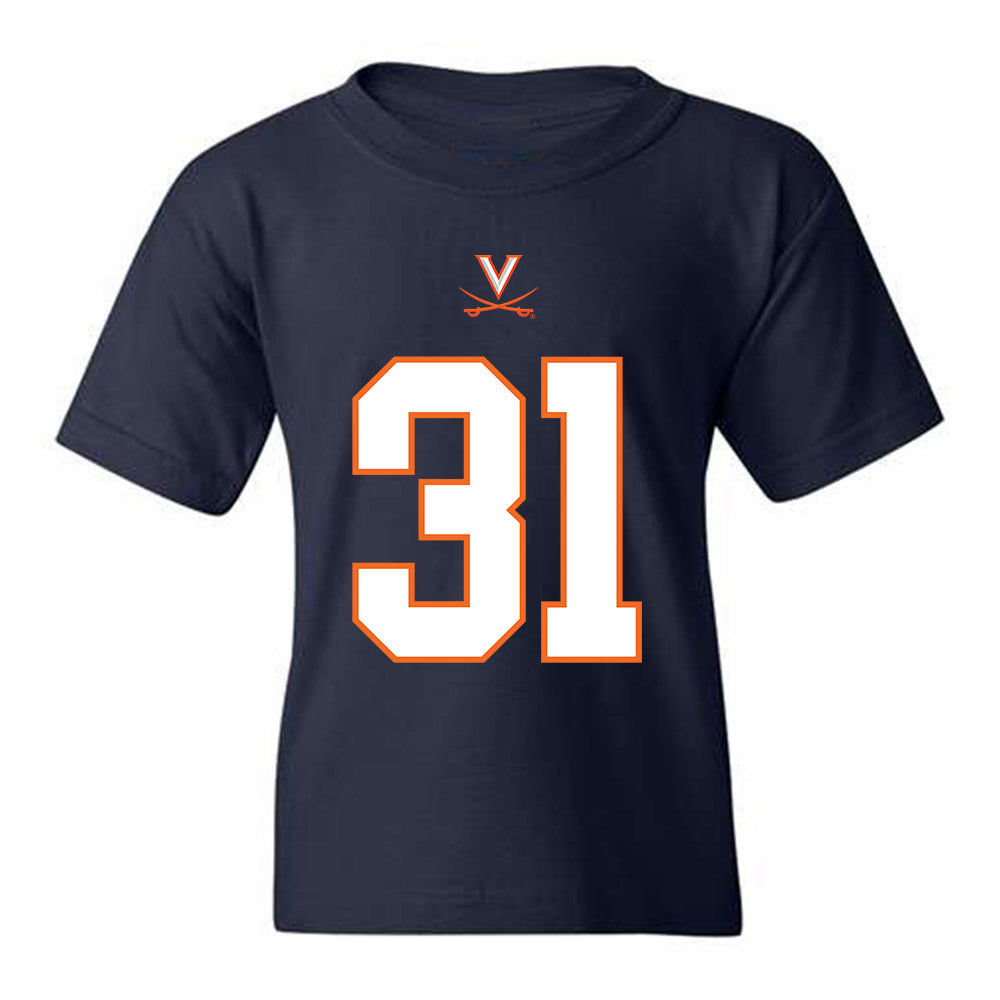 Virginia - NCAA Football : Micah Gaffney - Youth T-Shirt Sports Shersey