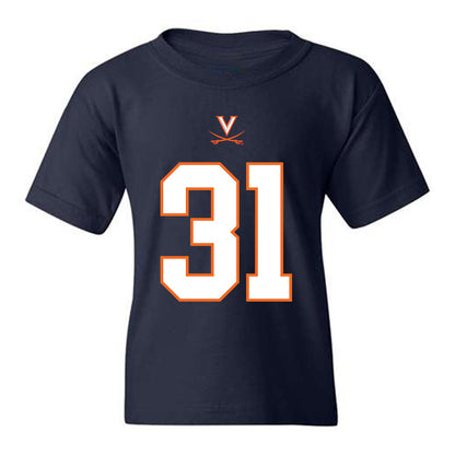 Virginia - NCAA Football : Micah Gaffney - Youth T-Shirt Sports Shersey