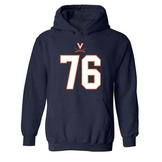 Virginia - NCAA Football : Brady Wilson - Hooded Sweatshirt-0