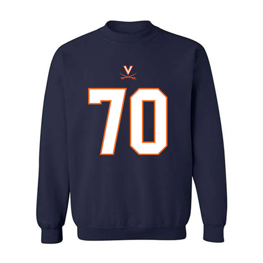 Virginia - NCAA Football : Dane Wleklinski - Crewneck Sweatshirt-0