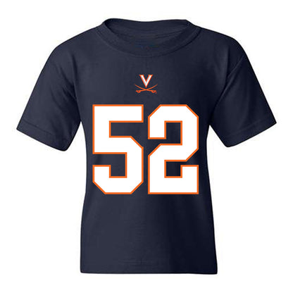 Virginia - NCAA Football : Daniel Rickert - Youth T-Shirt-0