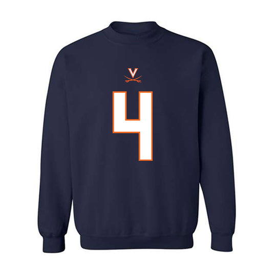 Virginia - NCAA Football : Chandler Morris - Crewneck Sweatshirt-0