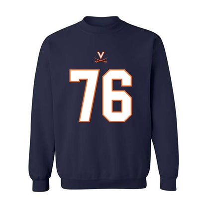 Virginia - NCAA Football : Brady Wilson - Crewneck Sweatshirt-0