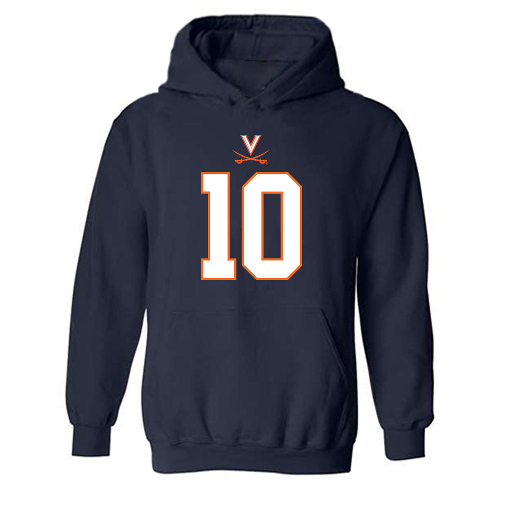 Virginia - NCAA Football : Daniel Kaelin - Hooded Sweatshirt-0