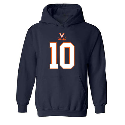 Virginia - NCAA Football : Daniel Kaelin - Hooded Sweatshirt-0