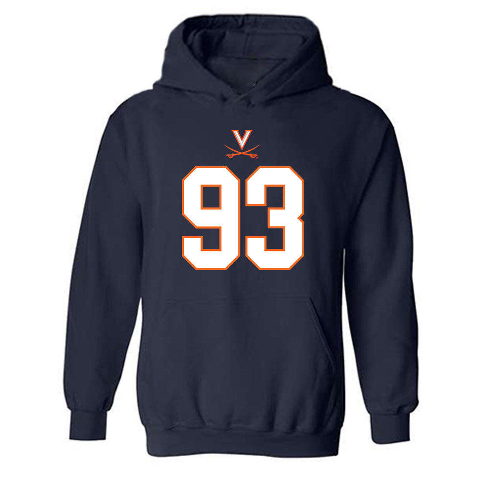 Virginia - NCAA Football : Henry Duke - Hooded Sweatshirt-0