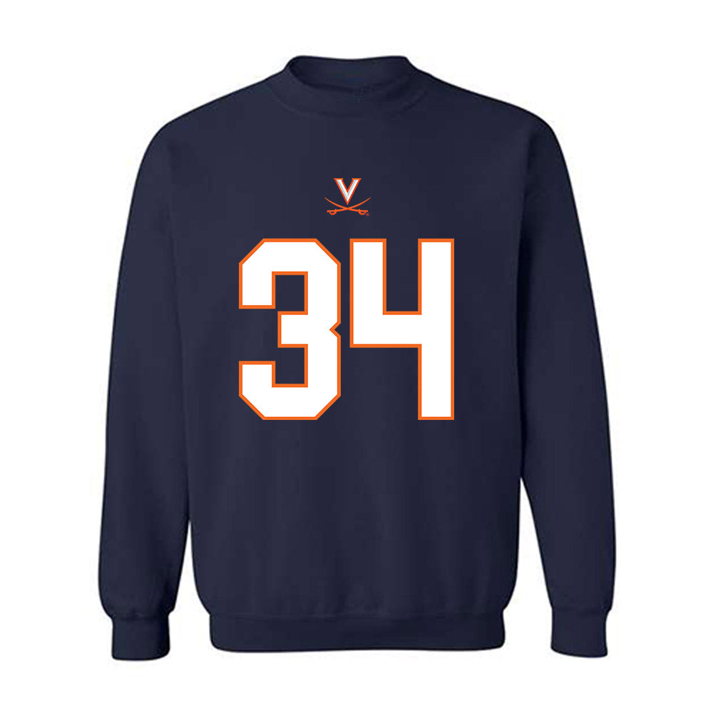 Virginia - NCAA Football : Kevin Chadwick Jr - Crewneck Sweatshirt