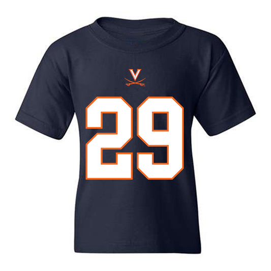 Virginia - NCAA Football : Christopher Spence - Youth T-Shirt-0
