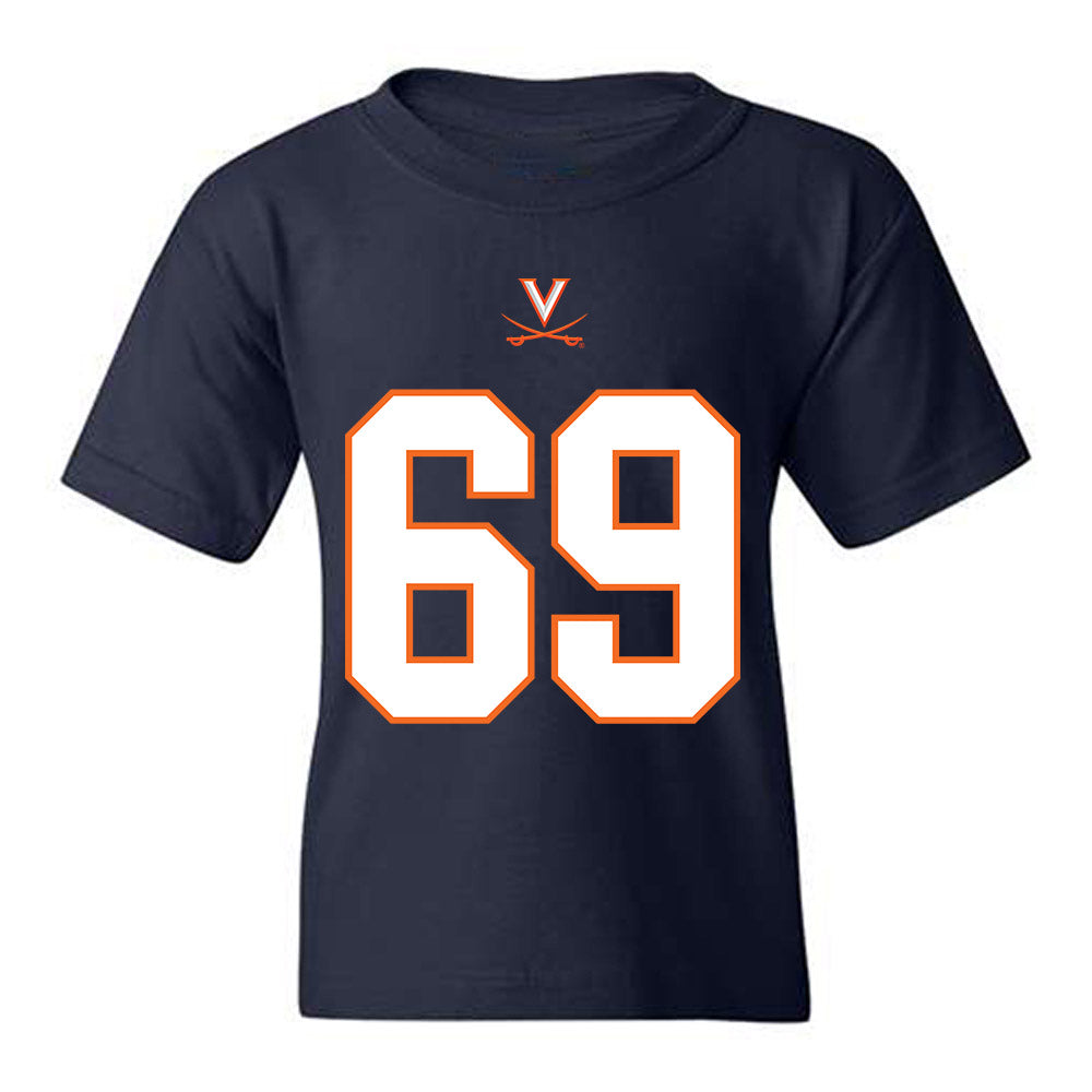 Virginia - NCAA Football : Bryce Robinson - Youth T-Shirt-0