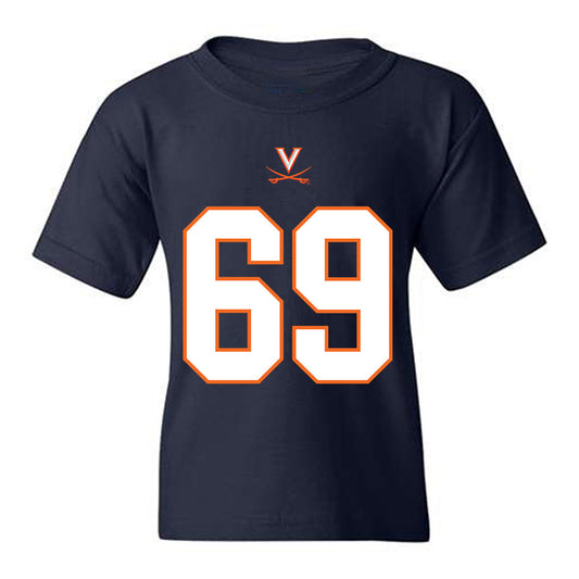 Virginia - NCAA Football : Bryce Robinson - Youth T-Shirt-0