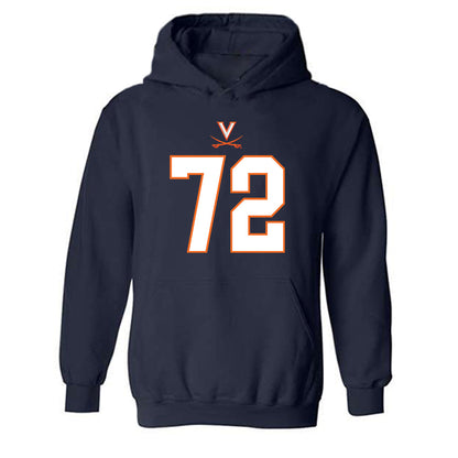 Virginia - NCAA Football : Benjamin York - Hooded Sweatshirt-0