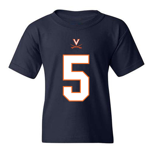 Virginia - NCAA Football : Kameron Courtney - Youth T-Shirt-0