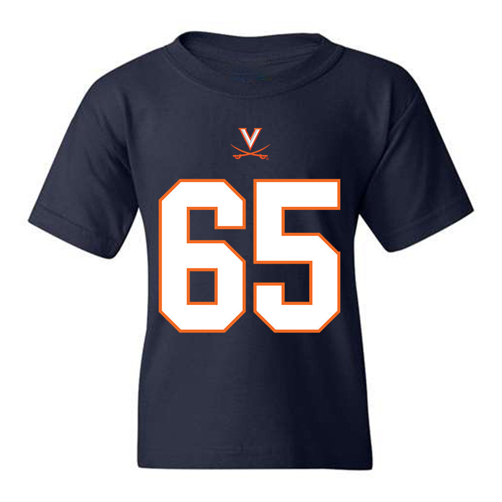 Virginia - NCAA Football : Grant Ellinger - Youth T-Shirt Sports Shersey